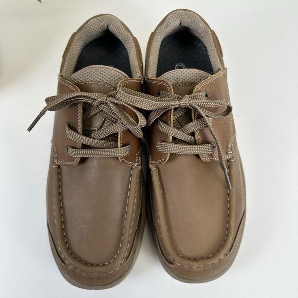 Orthofeet Baton Rouge Brown Leather Moc Toe Oxfords Comfort Shoe Men Size 8.5 EE - Picture 3 of 9